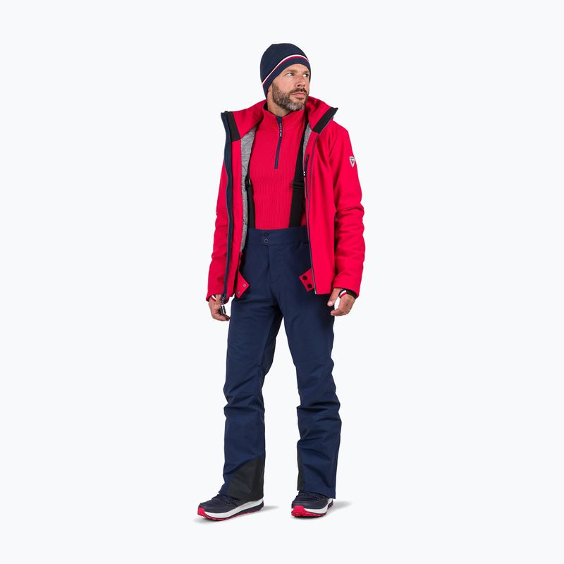 Férfi sípulóver Rossignol Cieloalto Fleece Half zip sports red 2
