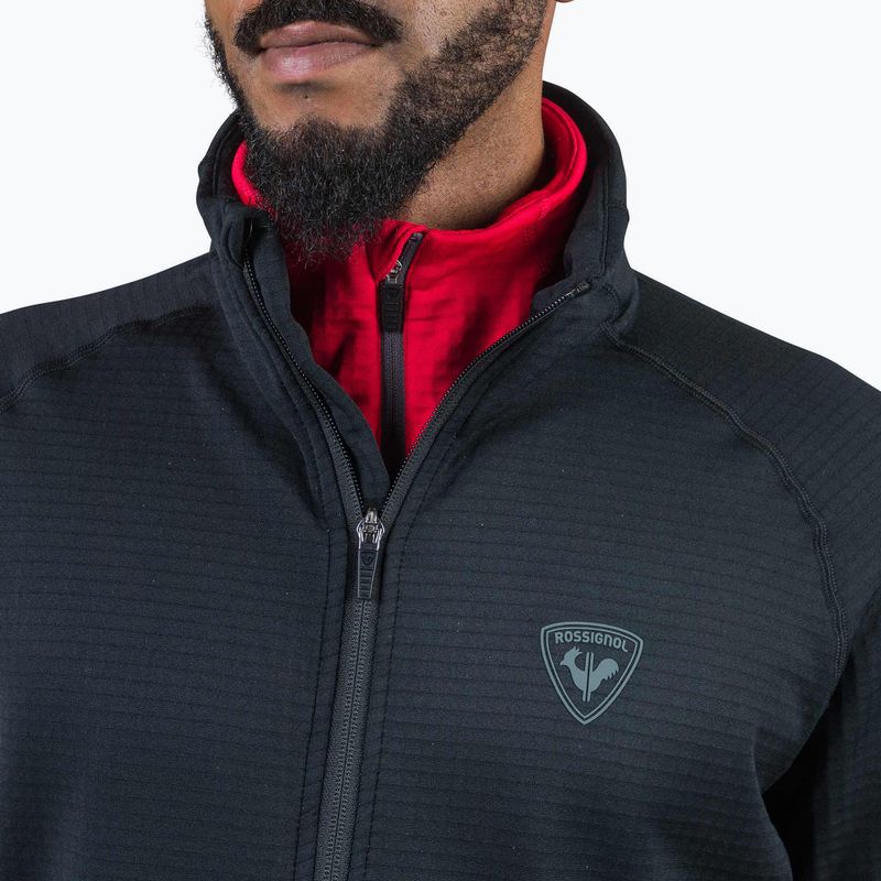 Férfi pulóver Rossignol Blackside Fleece Fz black 4