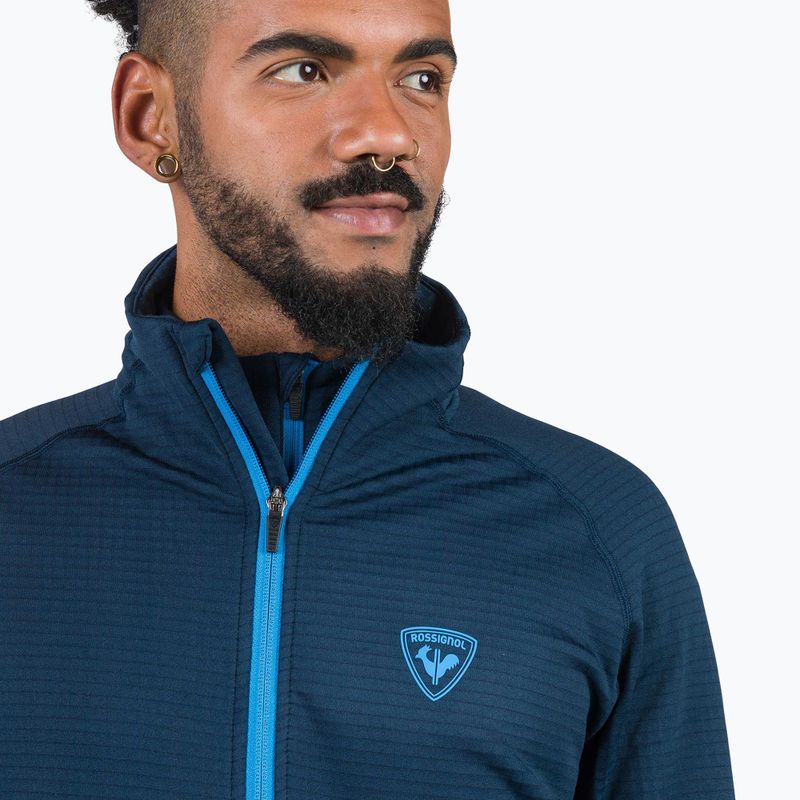 Férfi pulóver Rossignol Blackside Fleece Fz dark navy 4