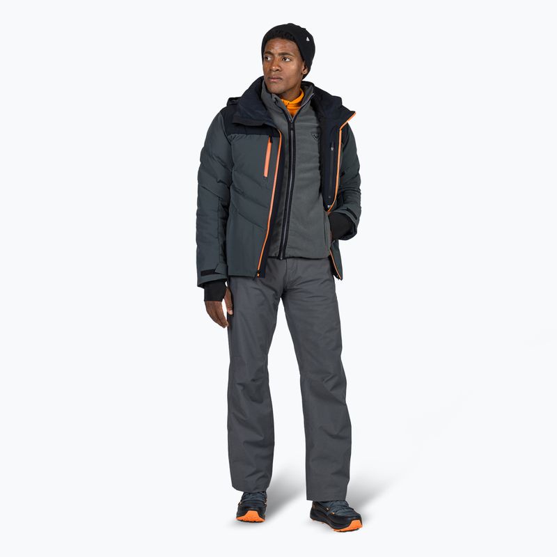 Férfi pulóver Rossignol Strawpile Fleece Fz onyx grey 2