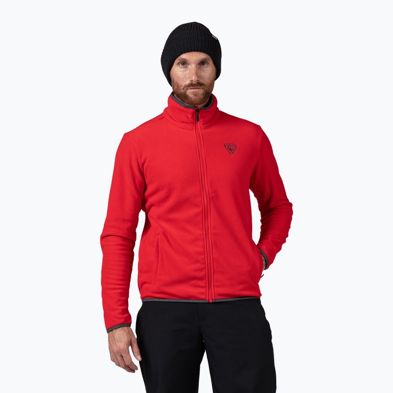 Férfi polárdzseki Rossignol Strawpile Fleece Fz sports red