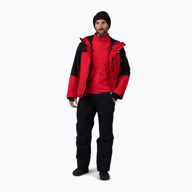 Férfi polárdzseki Rossignol Strawpile Fleece Fz sports red 2