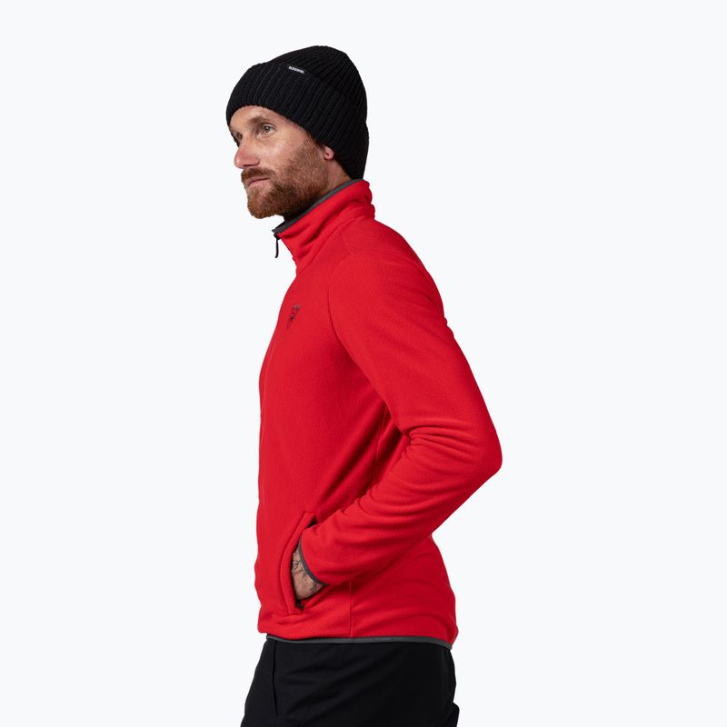 Férfi polárdzseki Rossignol Strawpile Fleece Fz sports red 4