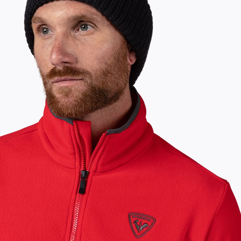 Férfi polárdzseki Rossignol Strawpile Fleece Fz sports red 5