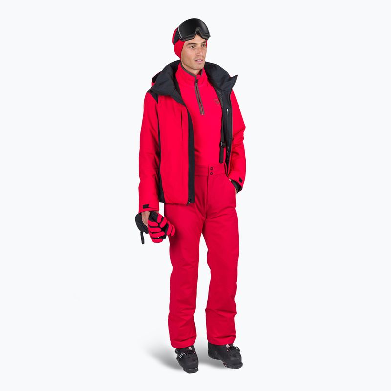 Férfi pulóver Rossignol Strawpile Fleece Hz sports red 2