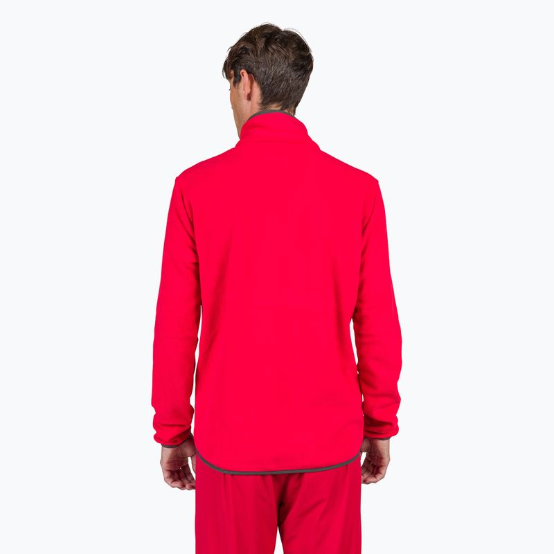 Férfi pulóver Rossignol Strawpile Fleece Hz sports red 3