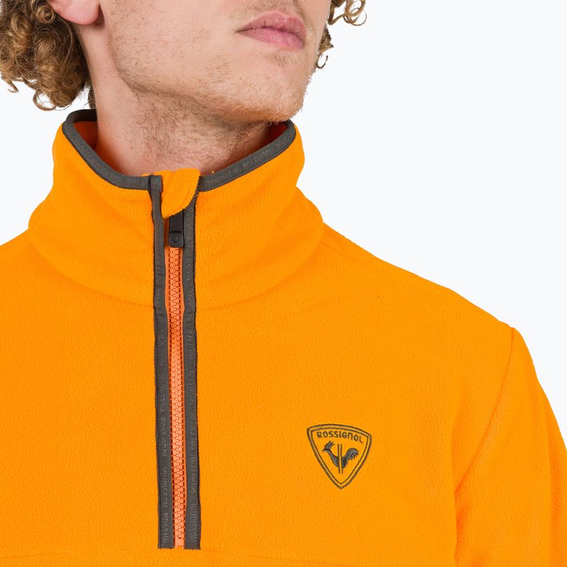 Férfi pulóver Rossignol Strawpile Fleece Hz sunburst 4