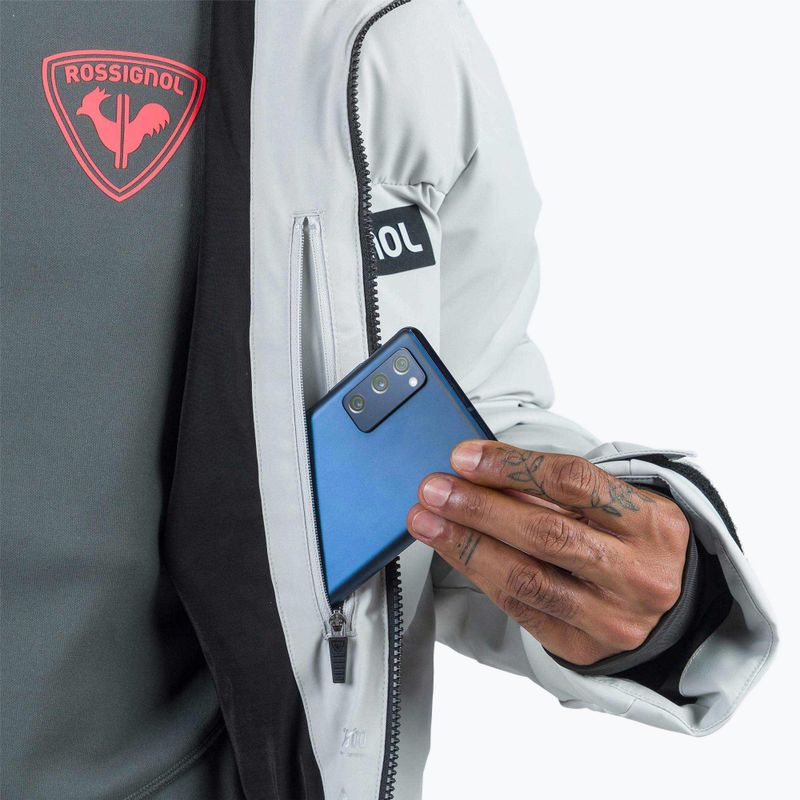 Férfi sídzseki Rossignol Hero Blackside Puffy soft grey 16