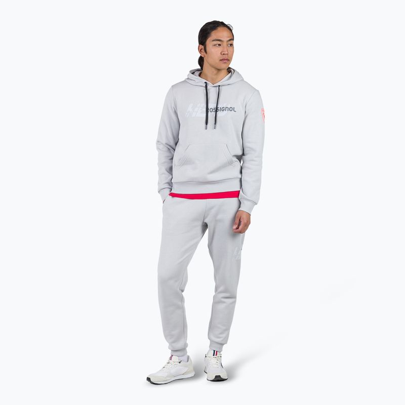 Férfi pulóver Rossignol New Hero Hoodie soft grey 2