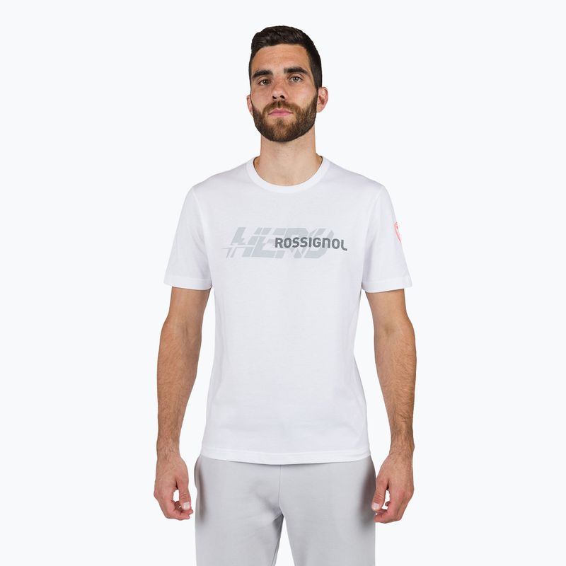 Férfi póló Rossignol New Hero Graphic Tee white