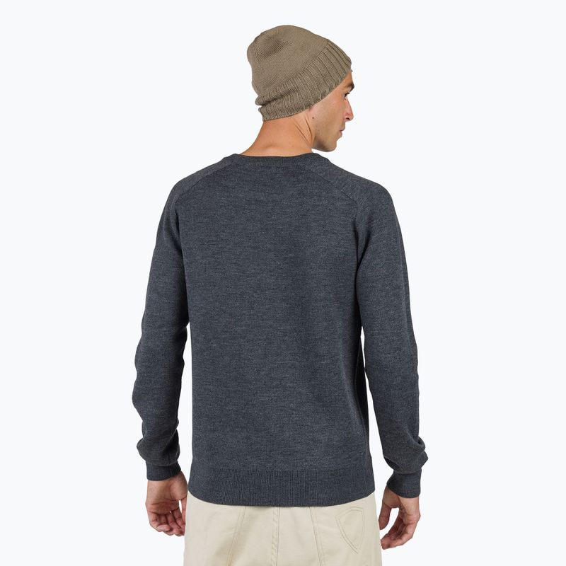 Férfi pulóver Rossignol Jacquard Crew Neck onyx grey 3