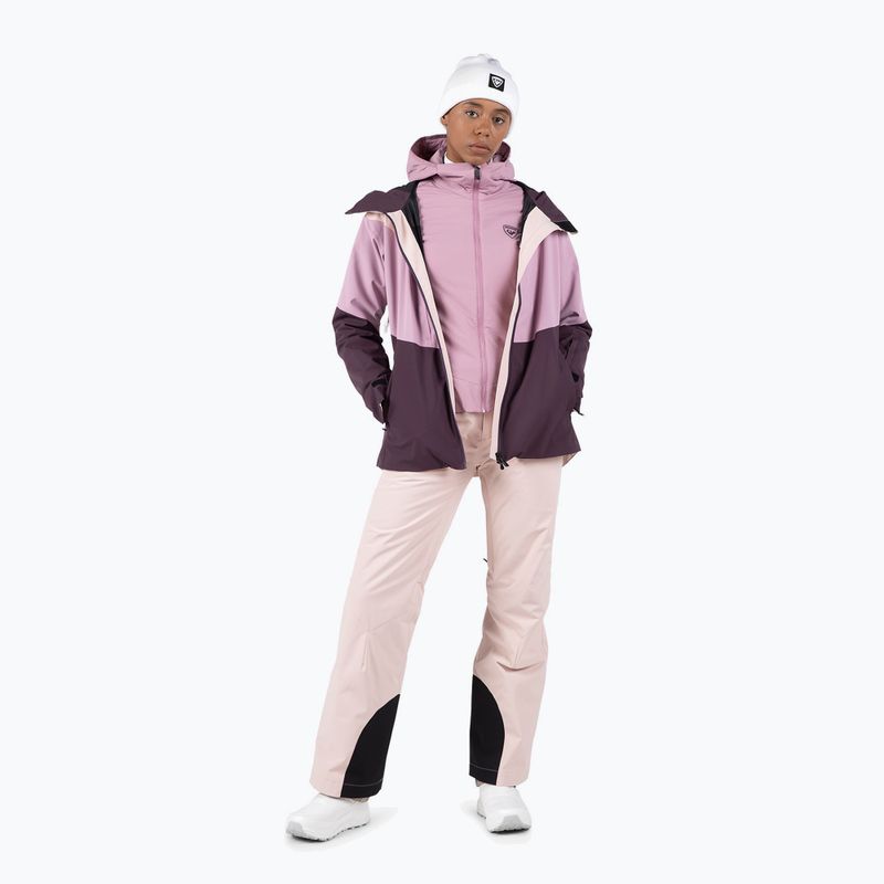 Női bélelt dzseki Rossignol Opside Hoodie moonlight mauve 2