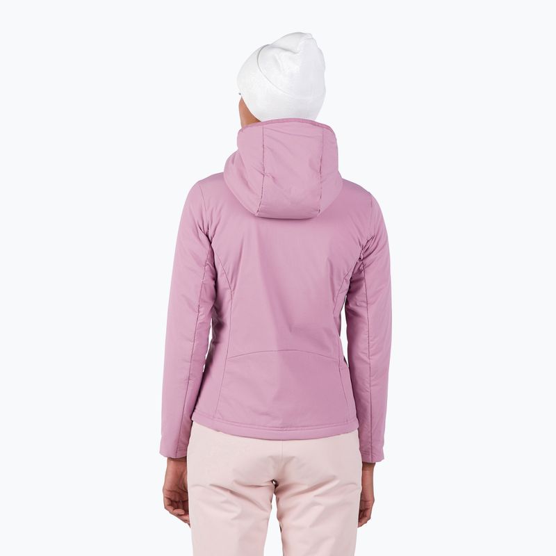 Női bélelt dzseki Rossignol Opside Hoodie moonlight mauve 3