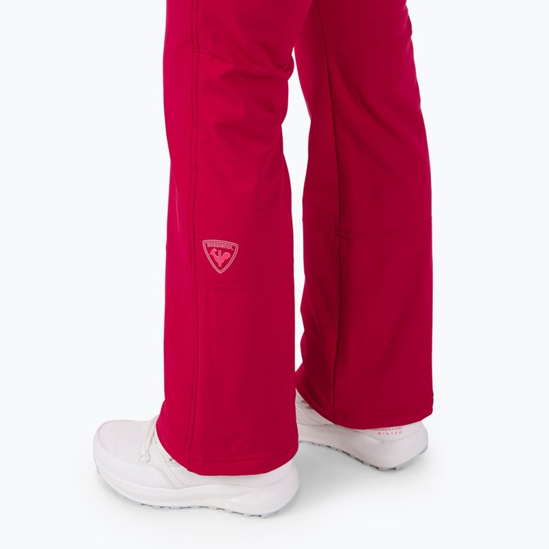 Női sínadrág Rossignol Ski Softshell ruby red 4