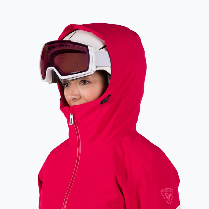 Női sídzseki Rossignol Strawpile Jkt ruby red 5