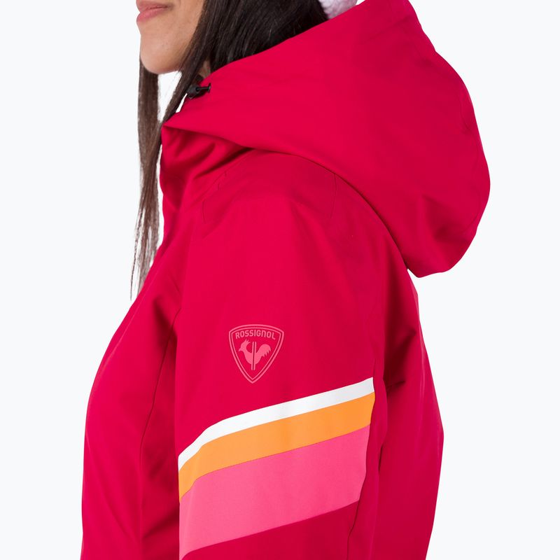 Női sídzseki Rossignol Strawpile Jkt ruby red 6