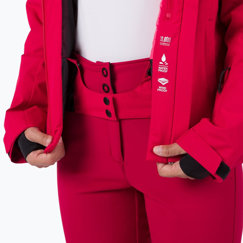 Női sídzseki Rossignol Strawpile Jkt ruby red 12