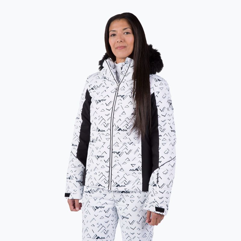 Női síkabát Rossignol Staci Pr Puffy Jkt white