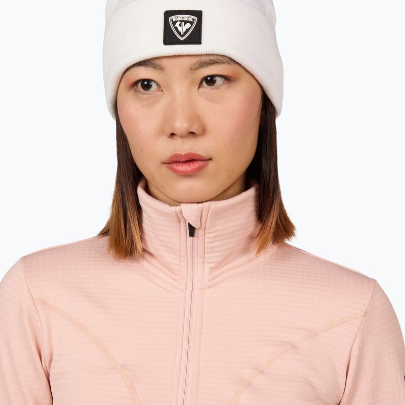 Rossignol női Blackside Fleece Fz púderrózsaszín pulóver 5
