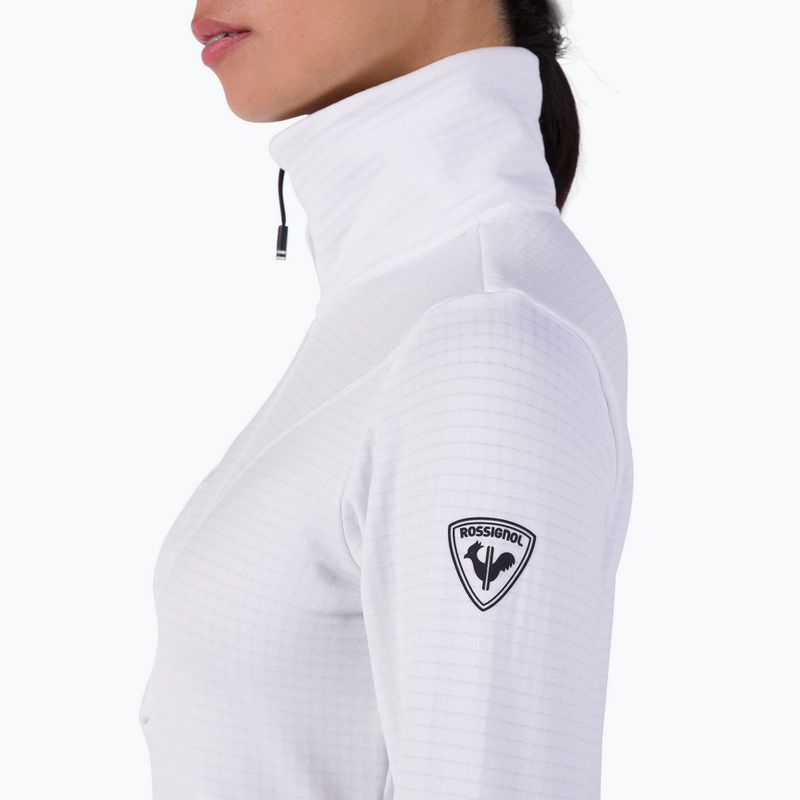 Női pulóver Rossignol Blackside Fleece Hz white 5