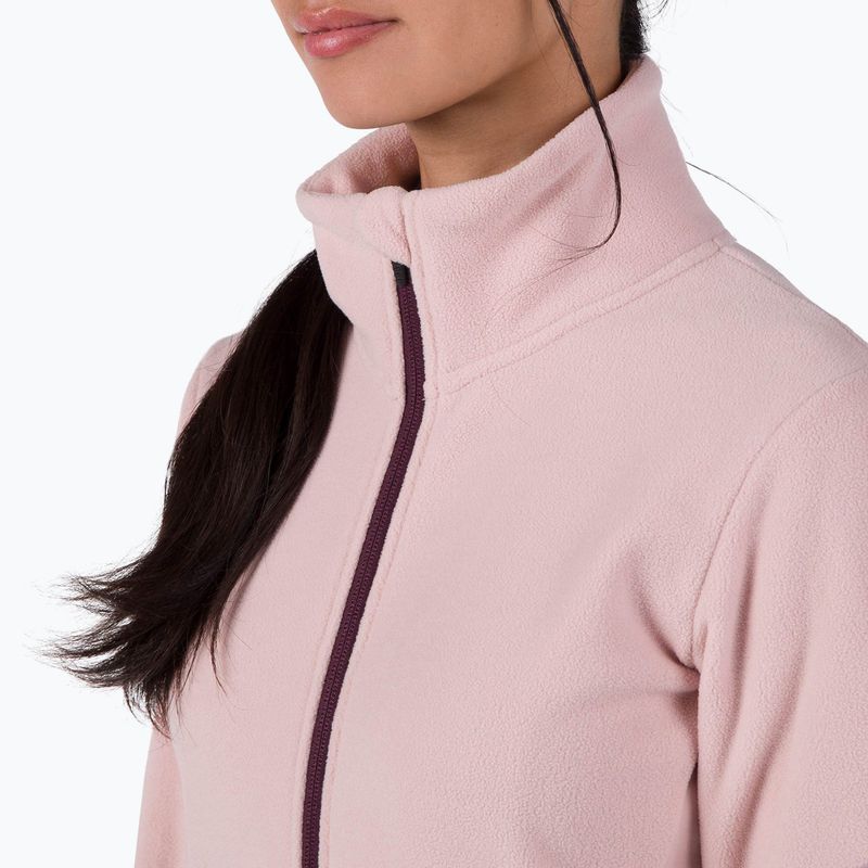 Női pulóver Rossignol Strawpile Fleece Fz powder pink 4