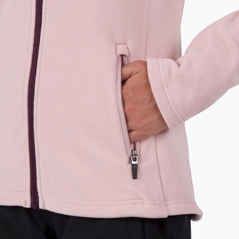 Női pulóver Rossignol Strawpile Fleece Fz powder pink 5