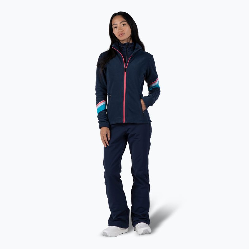 Női pulóver Rossignol Strawpile Fleece Fz dark navy 2