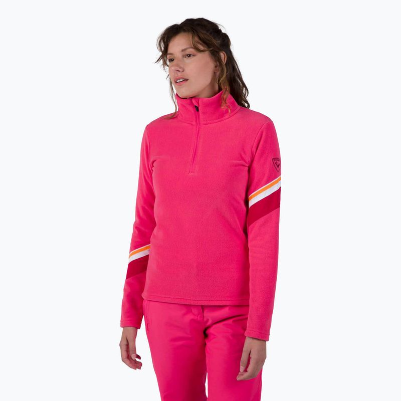 Női pulóver Rossignol Strawpile Fleece Hz tea rose