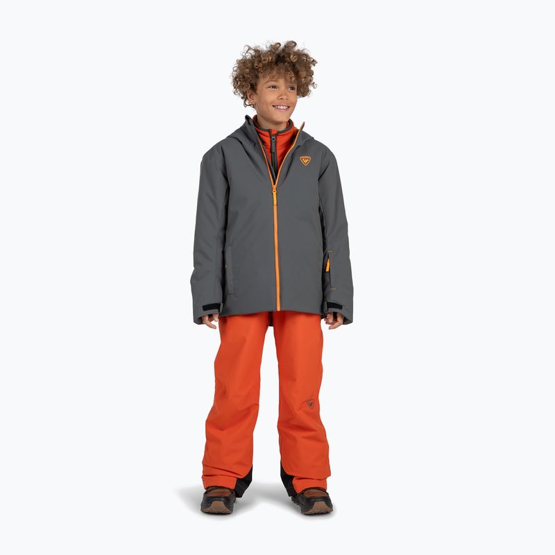 Rossignol Strawpile Jr gyermek sí dzseki onyx szürke 2