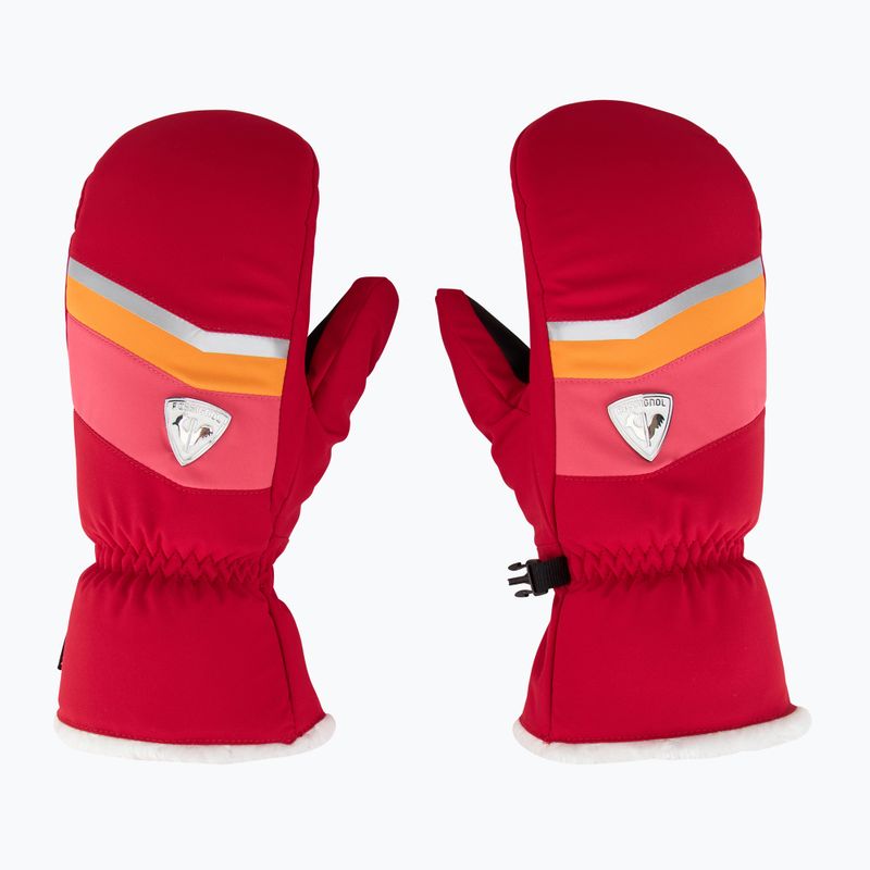 Női síkesztyű Rossignol New Piste M ruby red 2