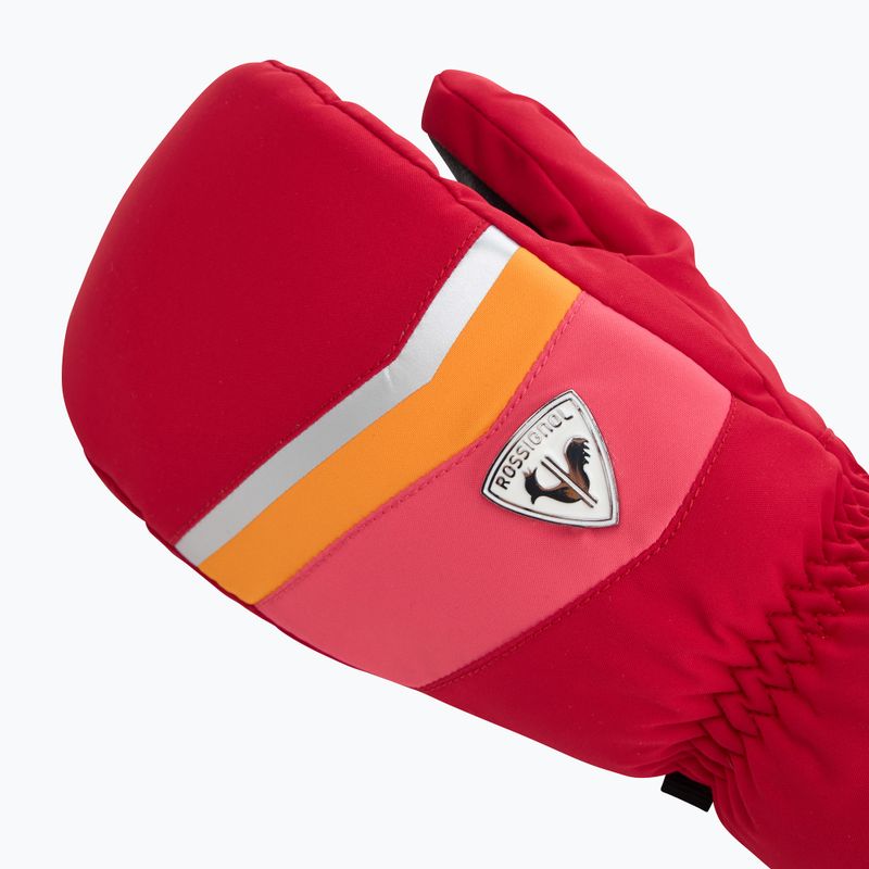 Női síkesztyű Rossignol New Piste M ruby red 4