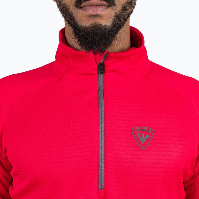 Férfi pulóver Rossignol Blackside Fleece Hz sports red 4