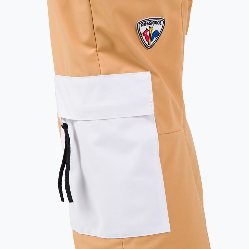 Női sínadrág Rossignol Bib Insulated beige 7