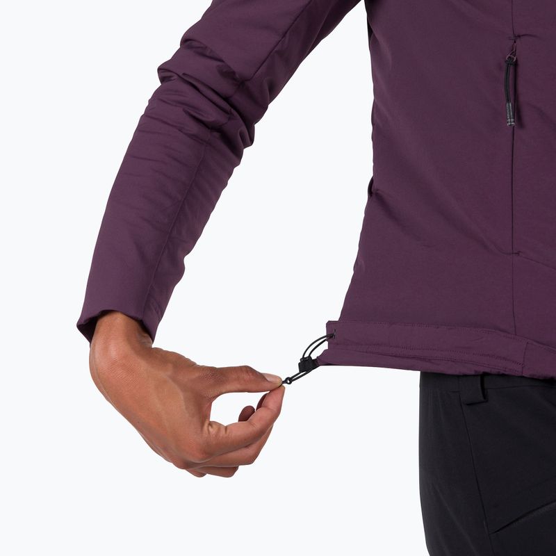Női bélelt kabát Rossignol Opside Hoodie mulberry 8