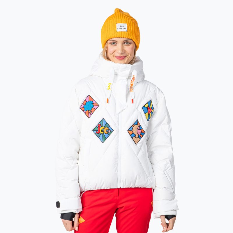 Női síkabát Rossignol Lumy Down Bomber white