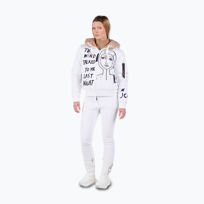 Női síkabát Rossignol Yety Fleecy Bomber white 2