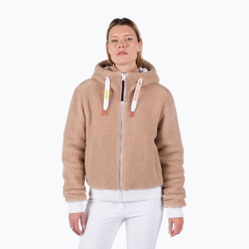 Női síkabát Rossignol Yety Fleecy Bomber white 3