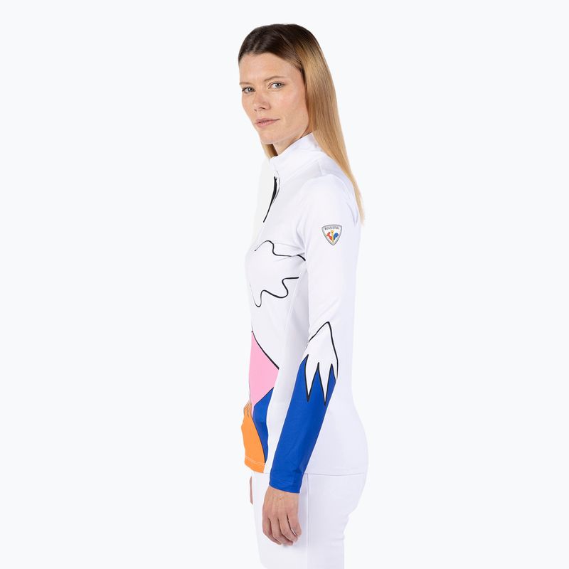 Női sípulóver Rossignol Booster 1/2 Zip Top white 4