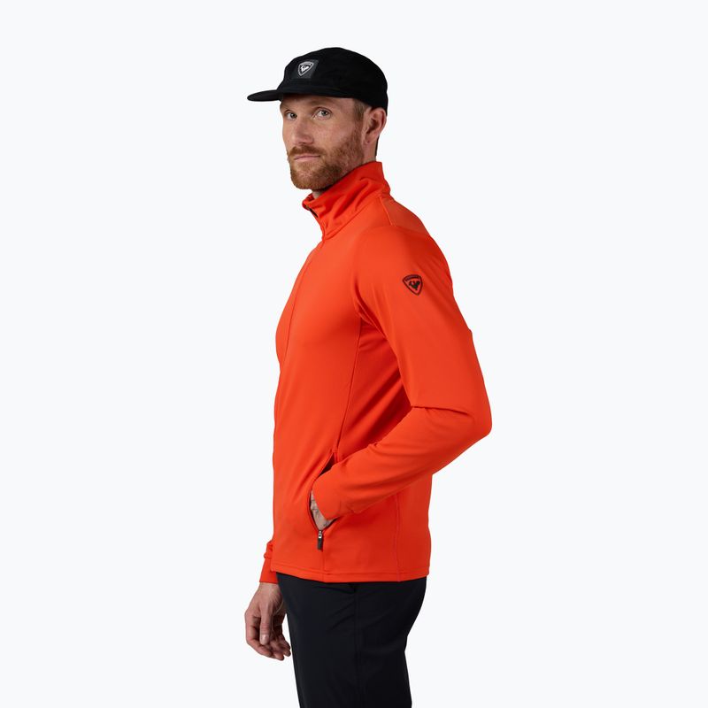 Férfi polár pulóver Rossignol Mid Layer Stretch golden gate 4