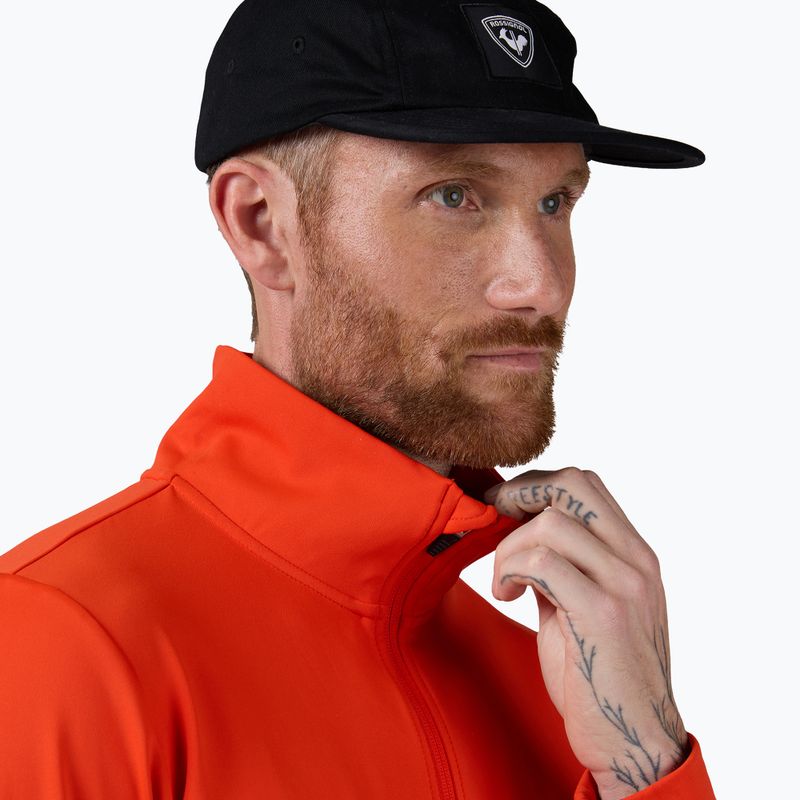 Férfi polár pulóver Rossignol Mid Layer Stretch golden gate 5