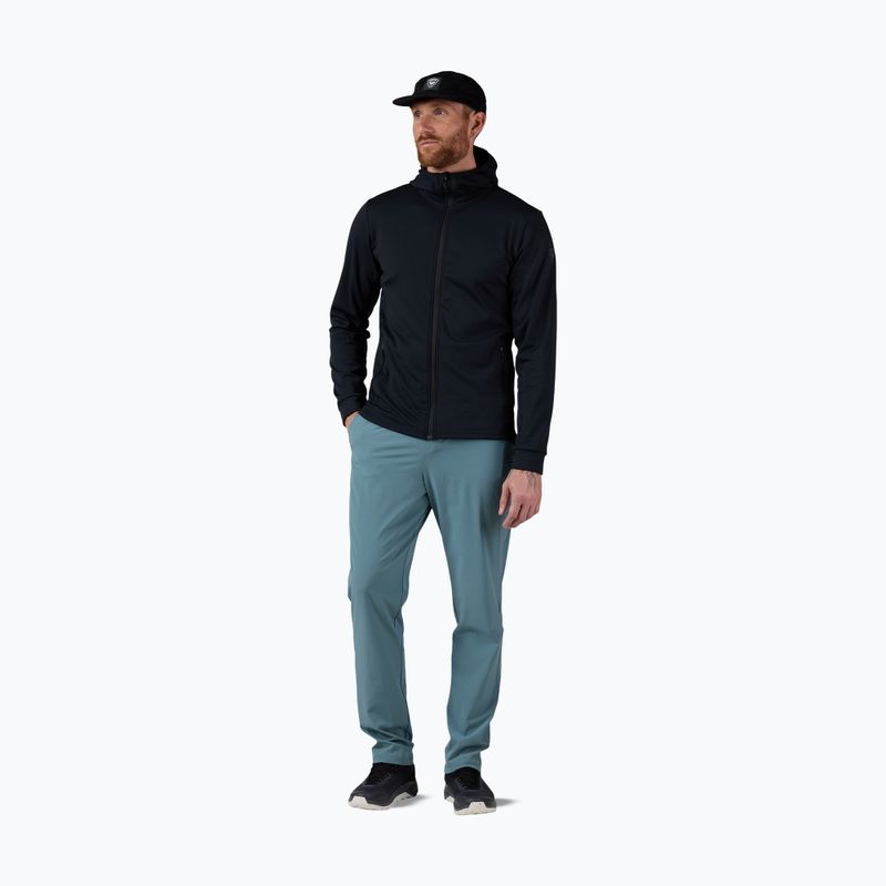 Férfi polár pulóver Rossignol Mid Layer Stretch Hoodie black 2