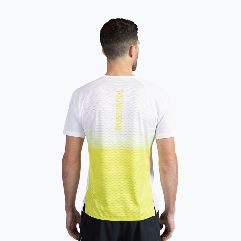 Férfi Rossignol Sapa Running Shirt Tee fehér 3
