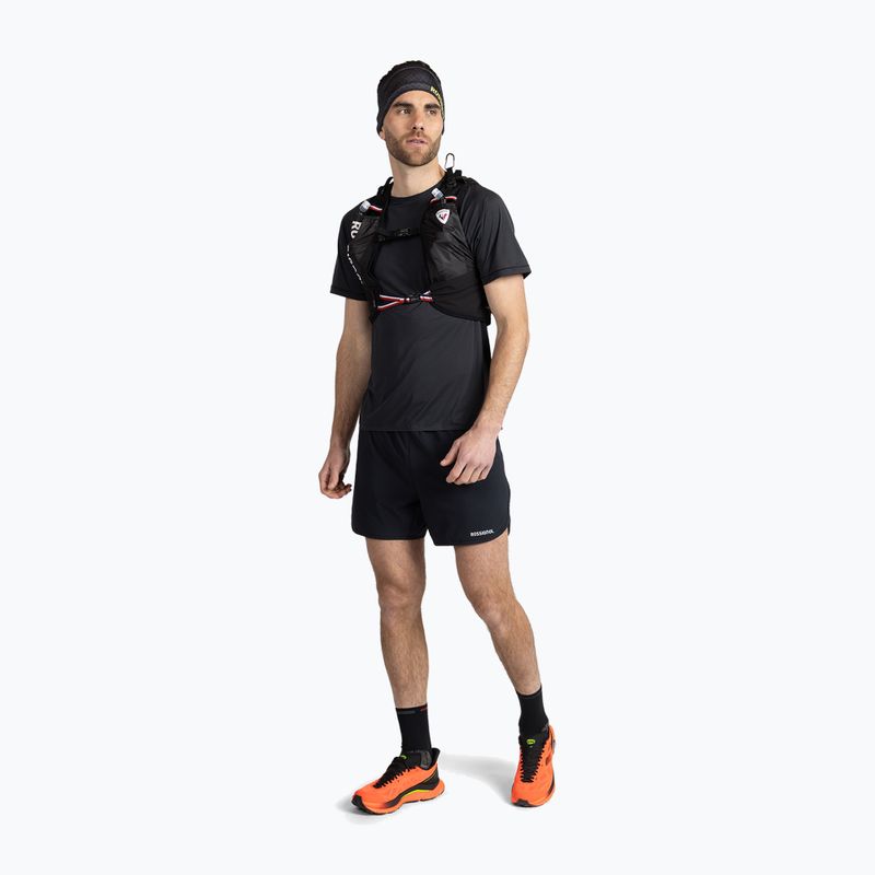 Férfi Rossignol Sapa Tee futópóló fekete 2