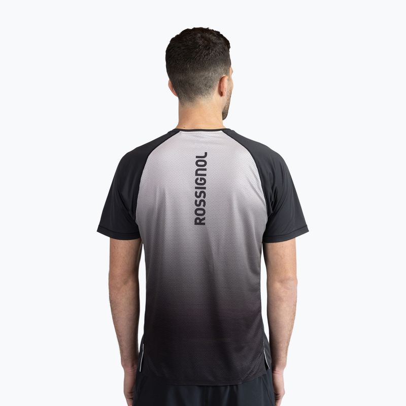 Férfi Rossignol Sapa Tee futópóló fekete 3