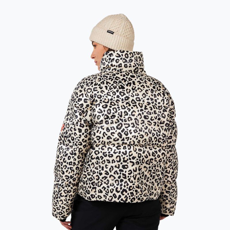 Női pehelydzseki Rossignol Aretu Allover Down Nature Wild Leopard Print 3