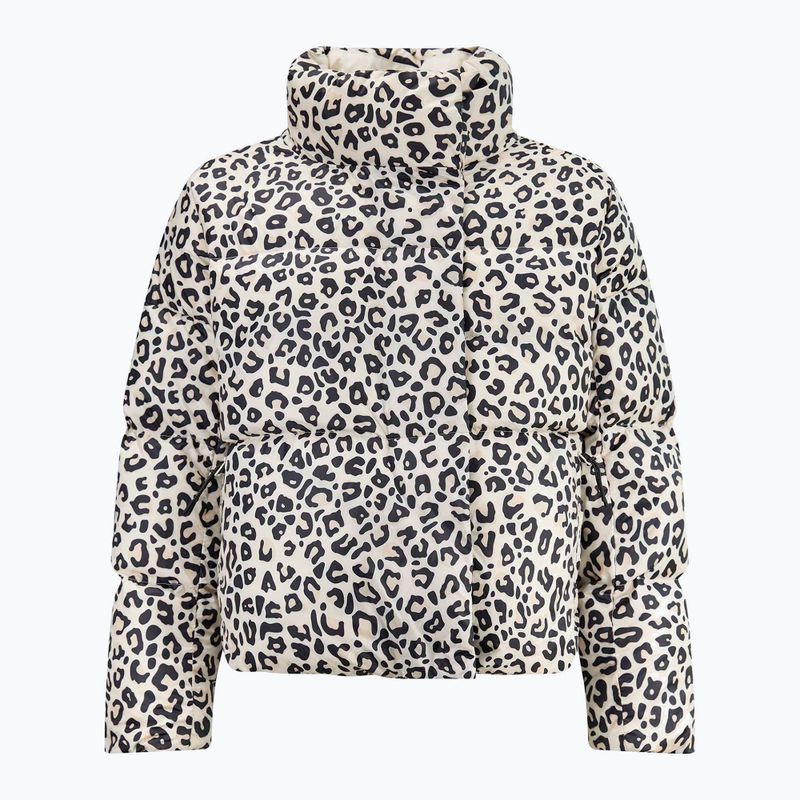 Női pehelydzseki Rossignol Aretu Allover Down Nature Wild Leopard Print 7
