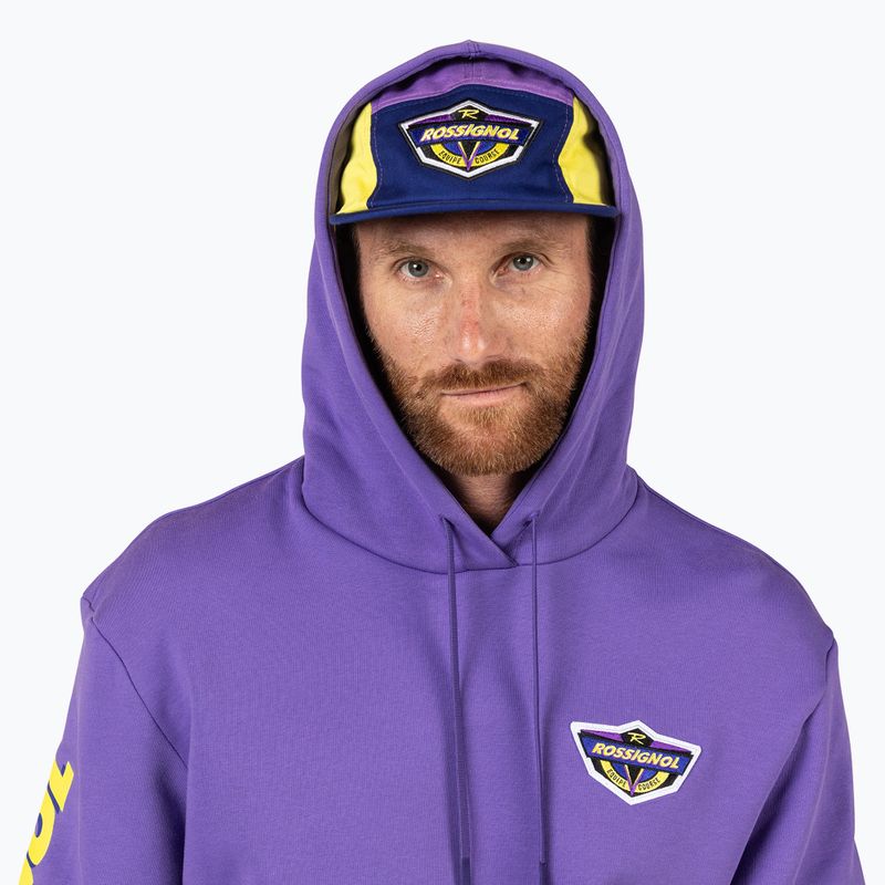 Kapucnis pulóver Rossignol Super Hoodie super violet 6