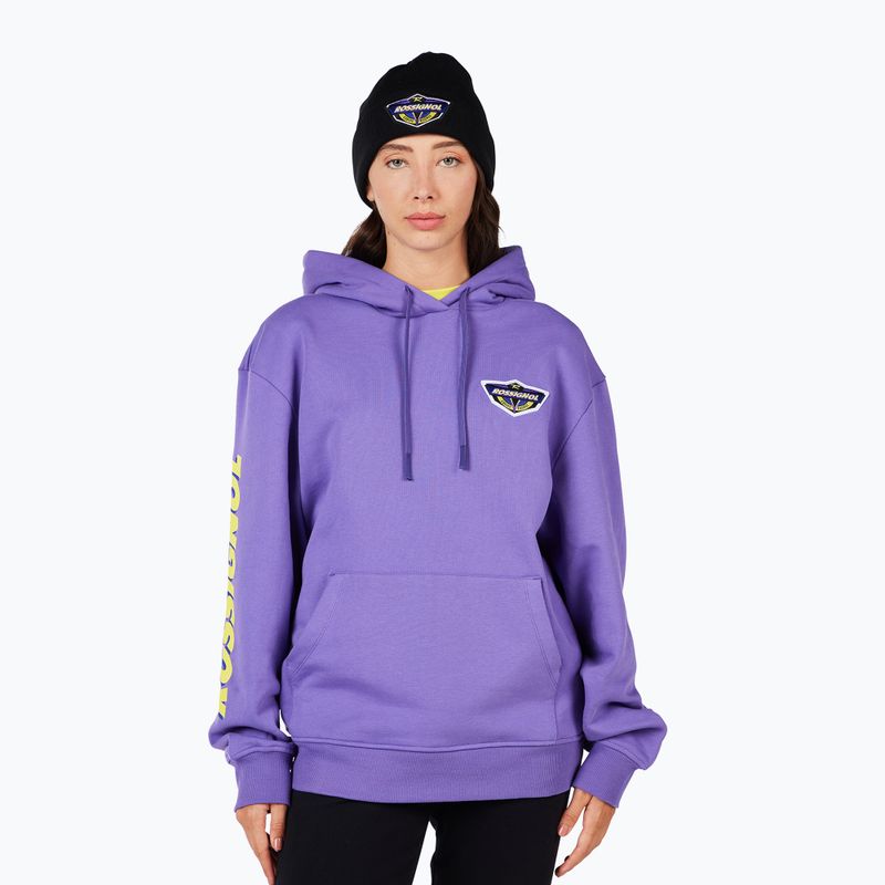 Kapucnis pulóver Rossignol Super Hoodie super violet 8