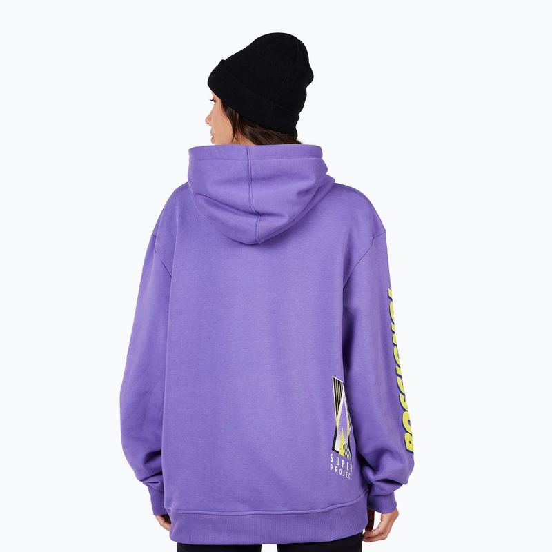 Kapucnis pulóver Rossignol Super Hoodie super violet 10