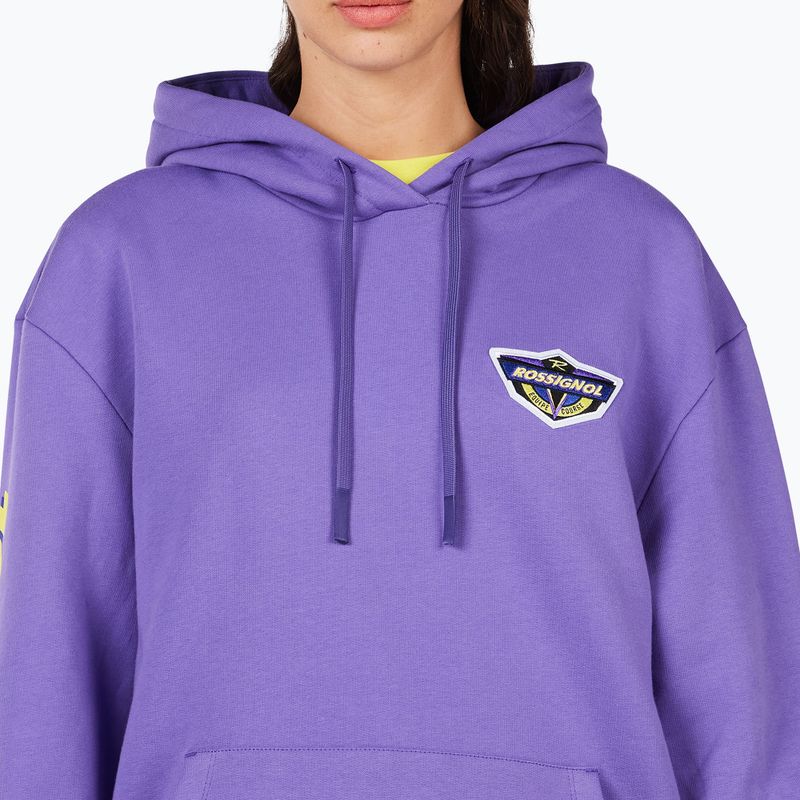 Kapucnis pulóver Rossignol Super Hoodie super violet 13